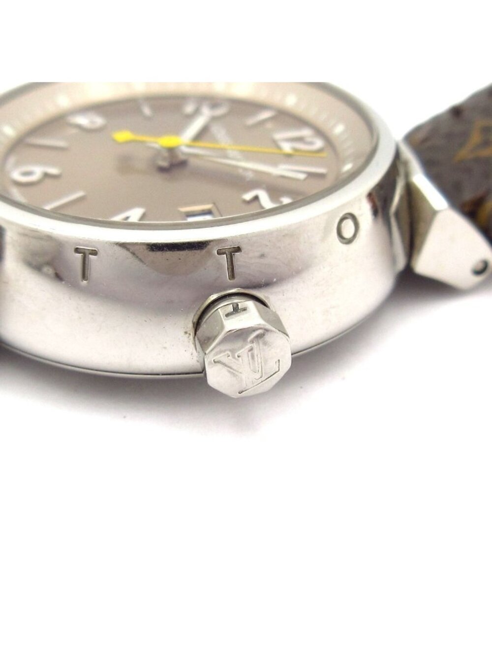 Louis Vuitton Watch Tambour Leather Beige - Picture 8 of 12
